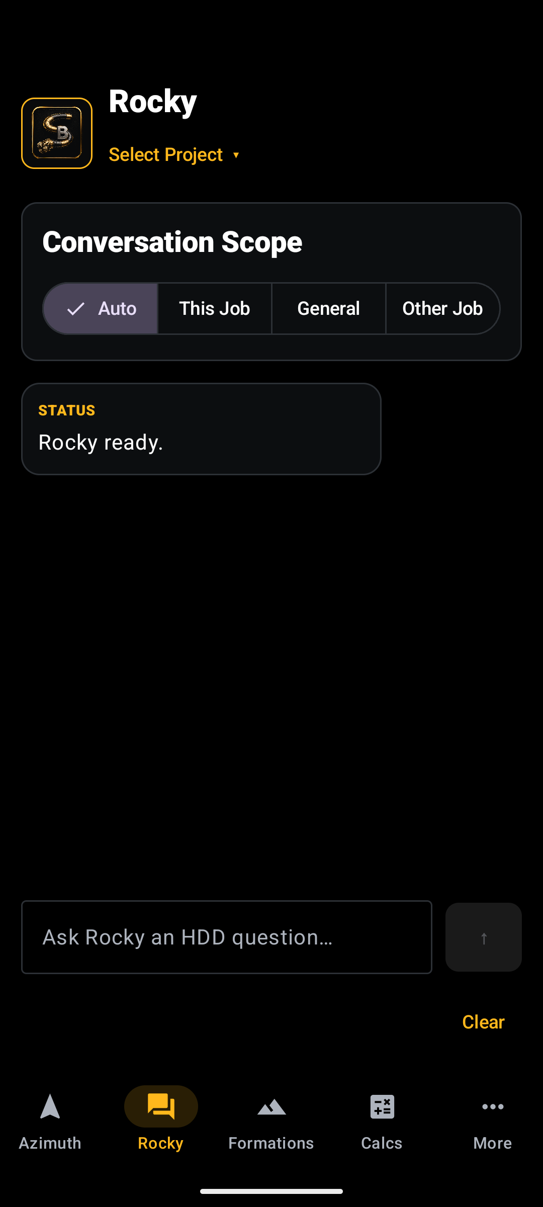Real SteerBook Mobile Rocky screen